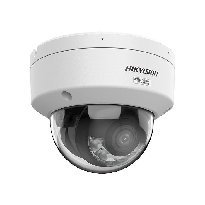 Hikvision 4MP DS-2CD2147G3 & 8MP DS-2CD2187G3 ColorVu 3.0 Gen3 Network IP Dome Camera in white, Right View