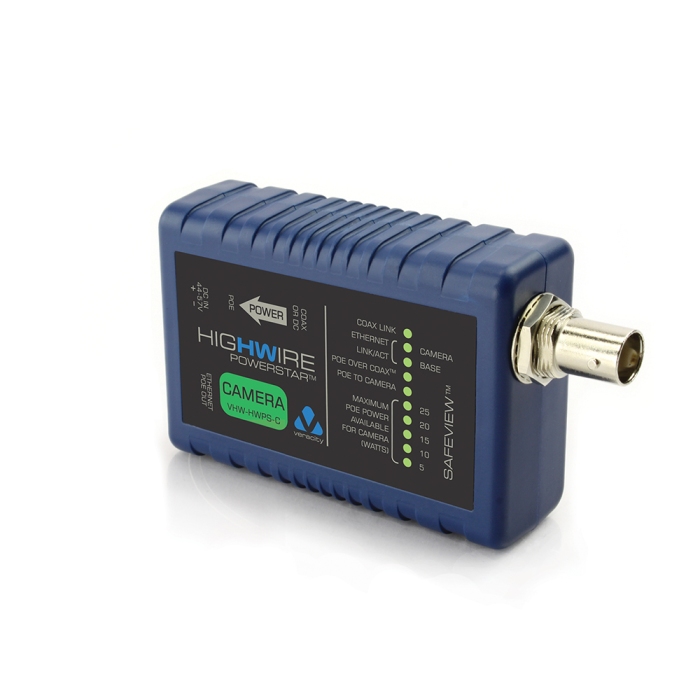 Veracity VHW-HWPS-C HIGHWIRE Powerstar IP Over Coax +PoE CAMERA Unit
