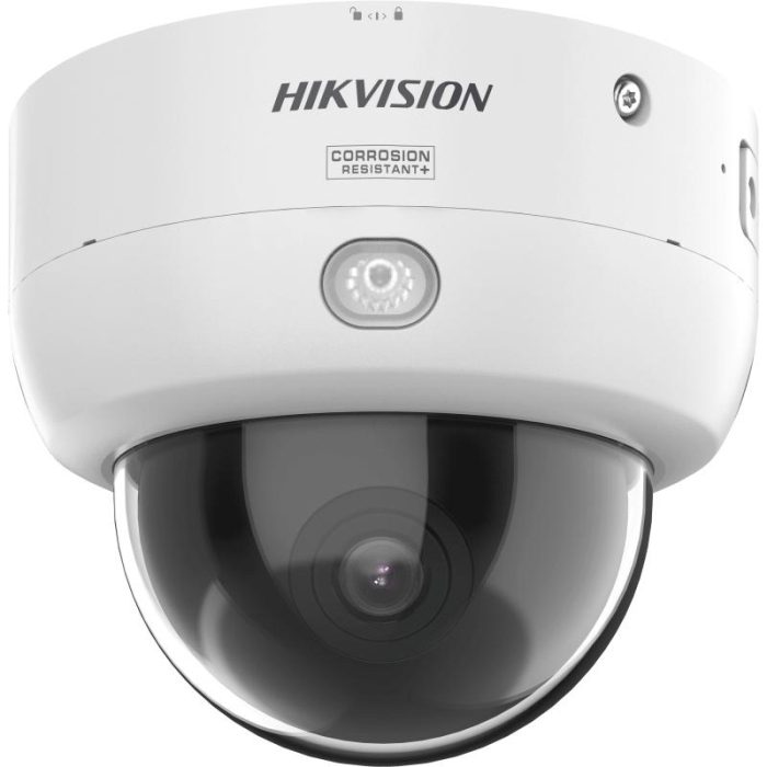 Hikvision DS-2CD2143G2-LIPTRZS2UY 4MP 2.8/4mm 30m IR Smart Hybrid Light AcuSense PTRZ Dome Network Camera with Mic WHITE