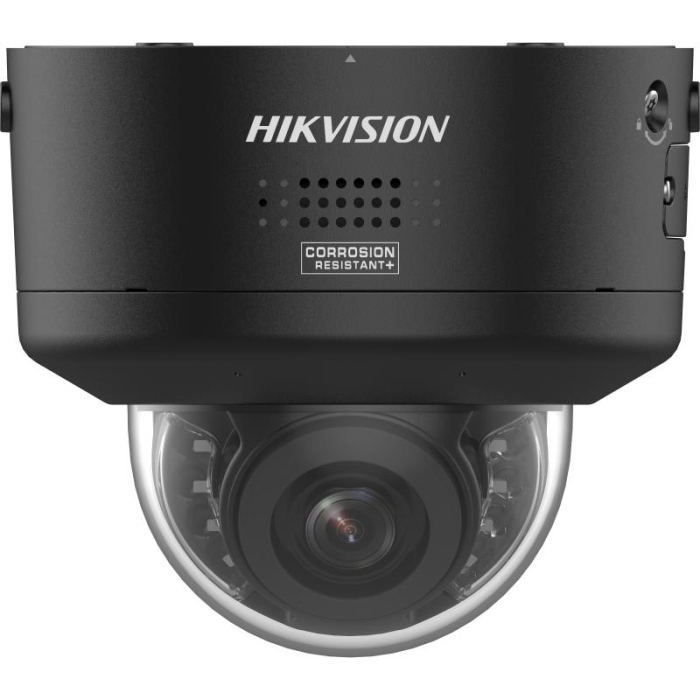 Hikvision DS-2CD2747G3-LIPTRZS2UY/SL 4MP 2.8-12mm 40m IR ColorVu AcuSense PTRZ Dome Network Camera with Strobe Light & Audio Alarm BLACK
