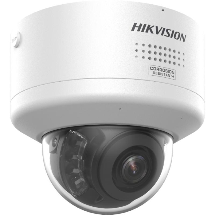 Hikvision DS-2CD2747G3-LIPTRZS2UY/SL 4MP 2.8-12mm 40m IR ColorVu AcuSense PTRZ Dome Network Camera with Strobe Light & Audio Alarm WHITE