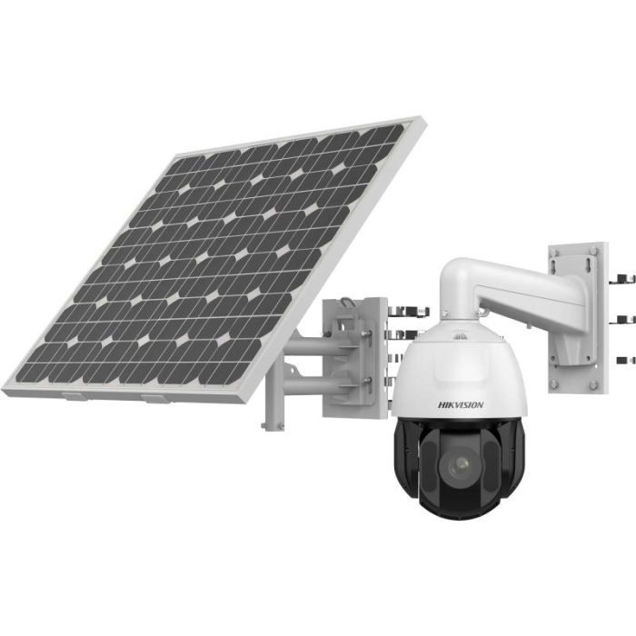 Hikvision DS-2DE5425IWG-K/4G 4MP 25x Zoom 5-inch PTZ Dome Camera 150m IR 4G Solar Kit