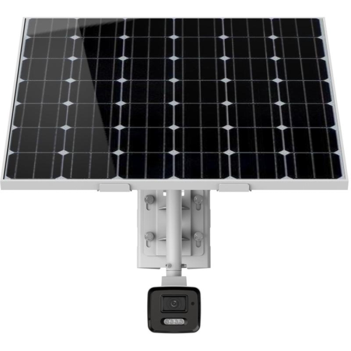 Hikvision DS-2XS6A46G1-IZS/C36S80 4MP 2.8-12mm 30m IR AcuSense Varifocal Bullet 4G Solar Kit WHITE