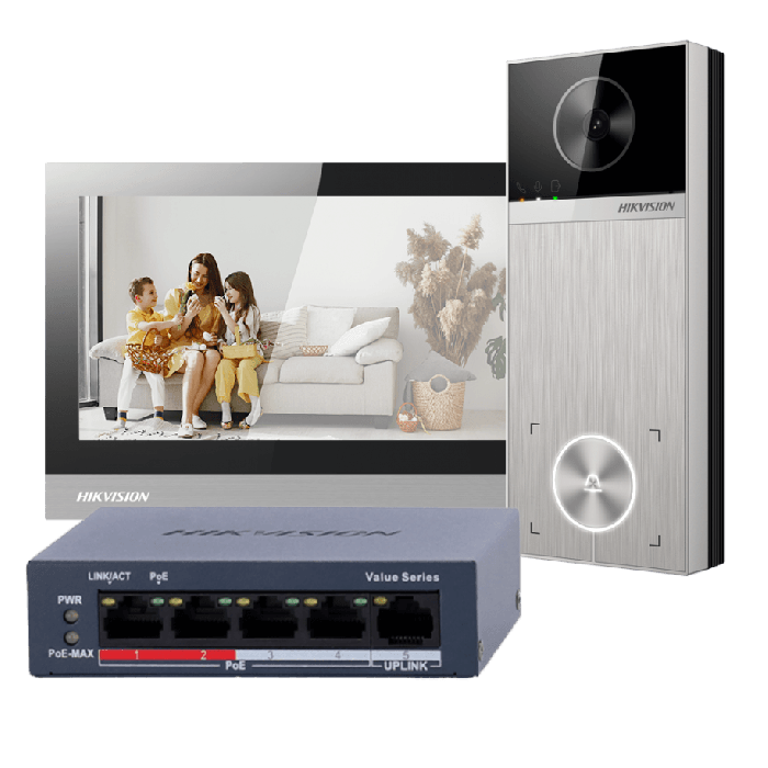 Hikvision DS-KIS613-S Video Intercom Kit 