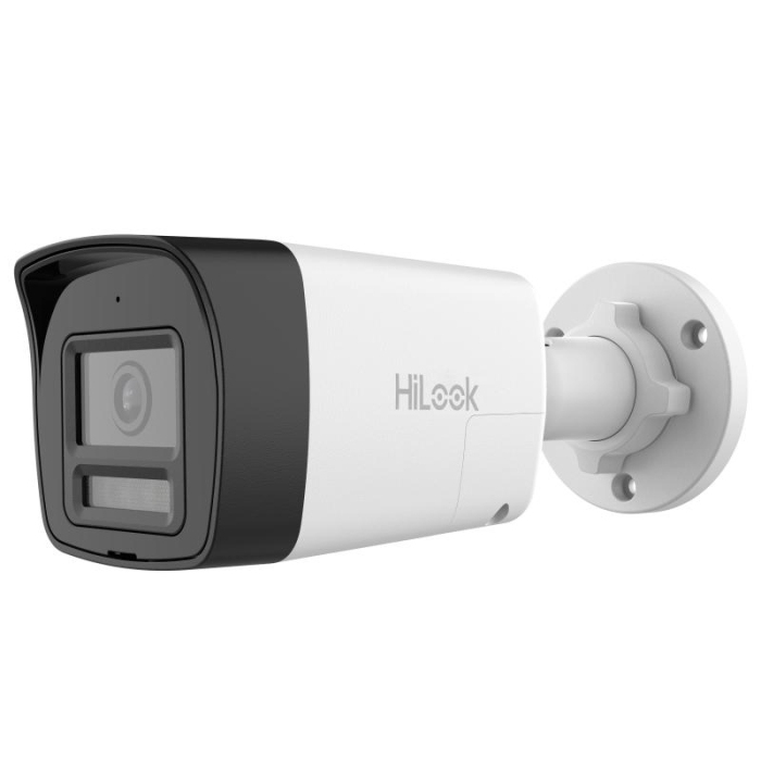 HiLook THC-B157-LTS 3K 2.8mm Smart Hybrid Light Mini Bullet Turbo HD Camera with Two-Way Audio WHITE