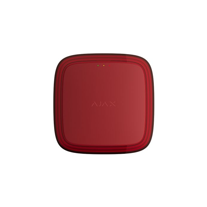 Ajax En54 118607 Fireprotect (VAD) - Wireless Visual Fire Alarm Device RED front| netviewcctv.co.uk