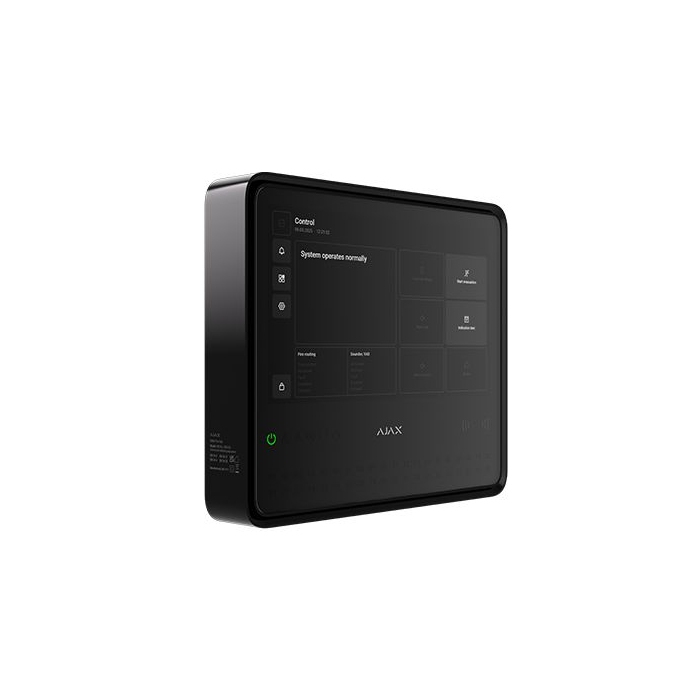 Ajax EN54 125733 Fire Hub Jeweller - Wireless Control & Indicating Equipment - BLACK | NetviewCCTV.co.uk