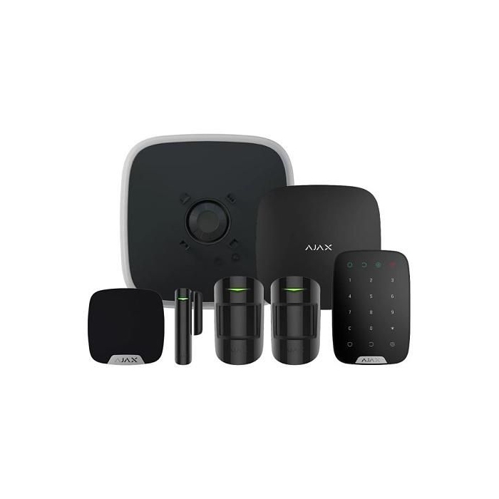 Ajax Kit 4 : Hub2 + 2MPU + DPU + KPPlus + HSU + SS BLACK