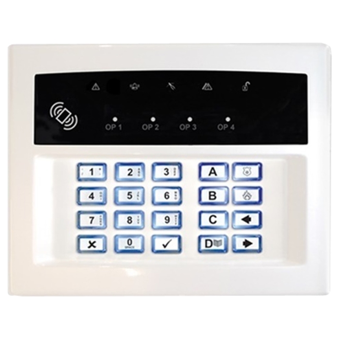 Pyronix LEDRKP/WHITE-WE Two-Way Wireless Keypad Arming Station