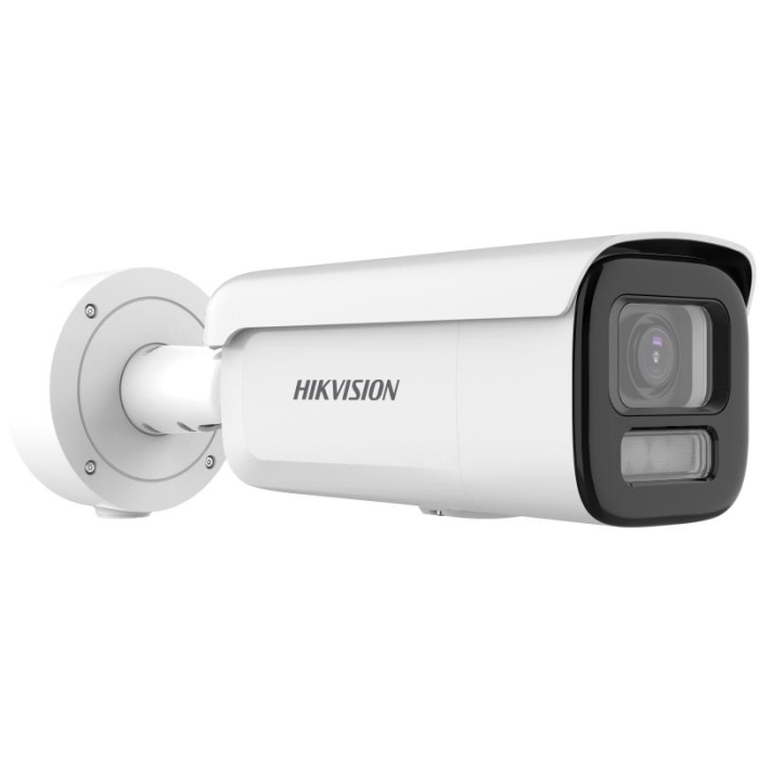 Hikvision 4MP DS-2CD2647G3 & 8MP DS-2CD2687G3 ColorVu 3.0 Gen3 Network IP Bullet Camera in white, Right View