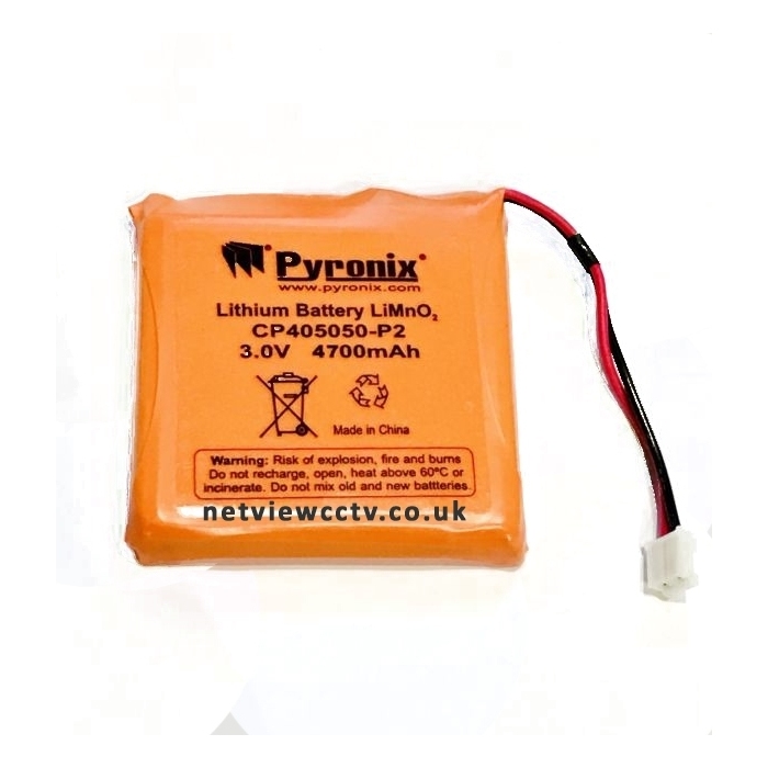 Pyronix BATT-ES1 Single Battery for Wireless DeltaBell-WE (x2 Required)