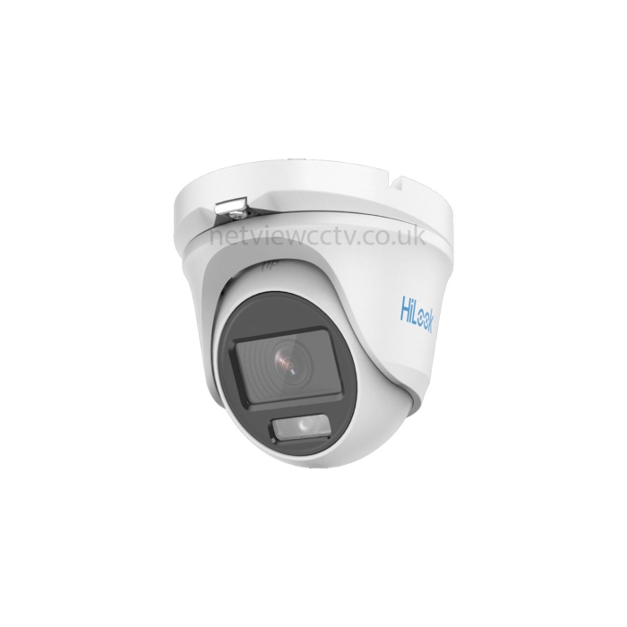 Hikvision HiLook ColorVu THC-T129-MS 2.8mm 102° 2MP AoC Turret Camera with Audio
