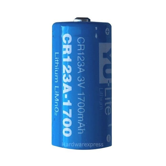 CR123A Battery 3v Lithium for Pyronix KX12DQ-WE, KX10DP-WE & SMOKE-WE
