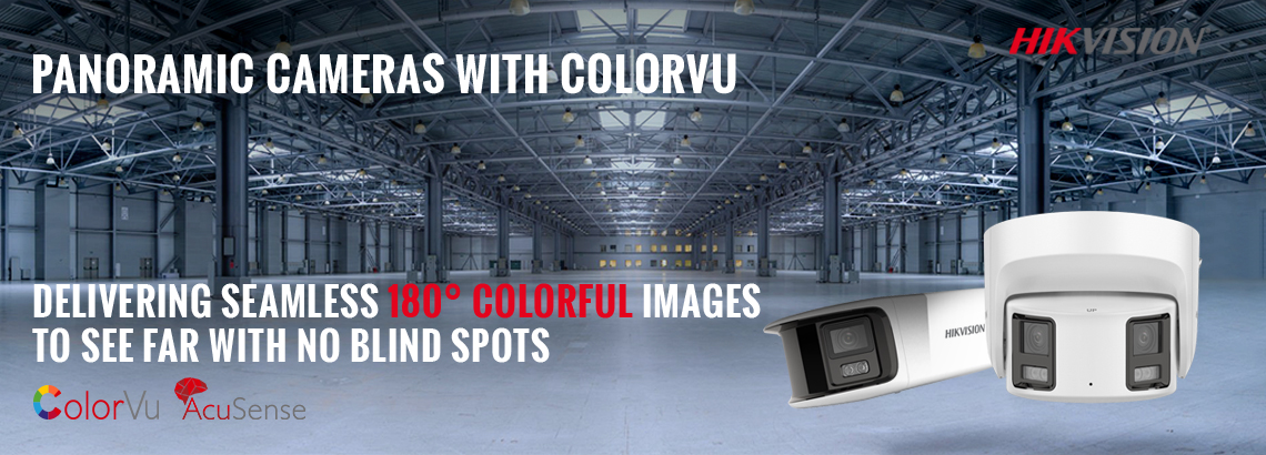 Hikvision 4K ColorVu Panoramic Cameras
