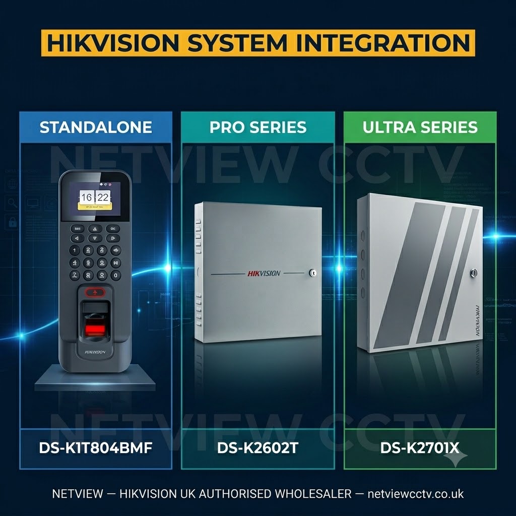 Hikvision access control tiers compared: standalone, Pro Series and Ultra Series