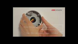 How to Install a Hikvision EXIR Bullet Camera with Junction Box DS-1260ZJ